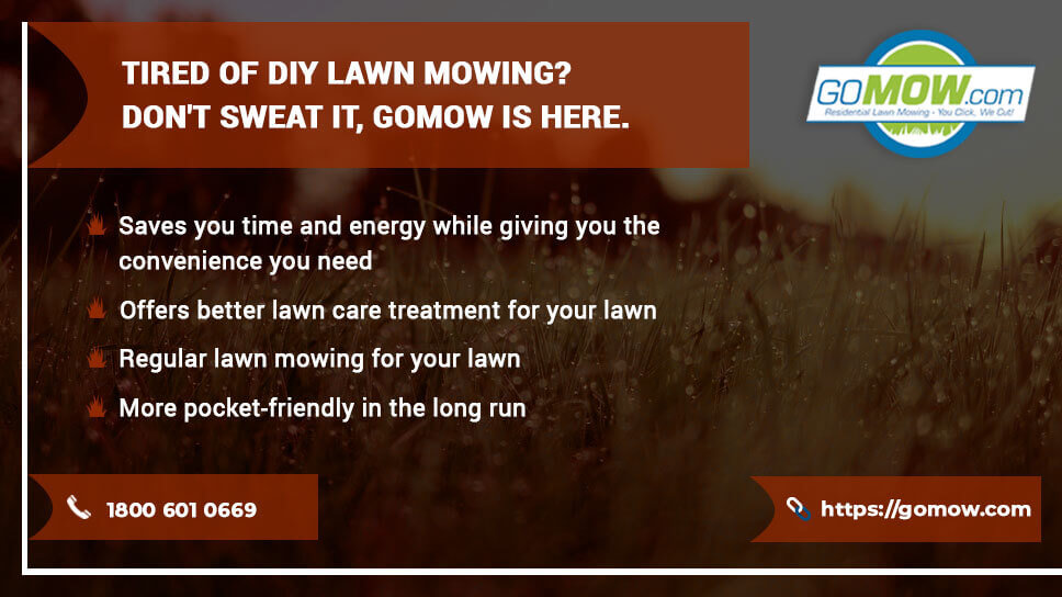 Tired Of DIY Lawn Mowing? Don’t Sweat It, GoMow Is Here.