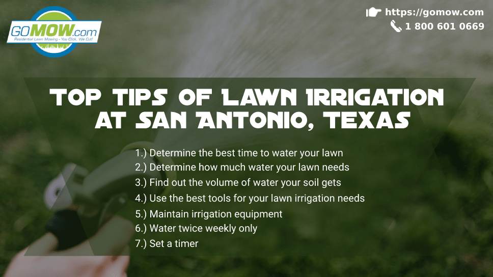 Top Tips Of Lawn Irrigation At San Antonio, Texas