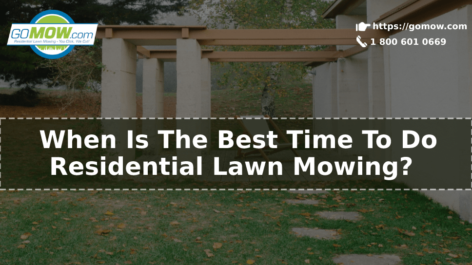 When Is The Best Time To Do Residential Lawn Mowing-min