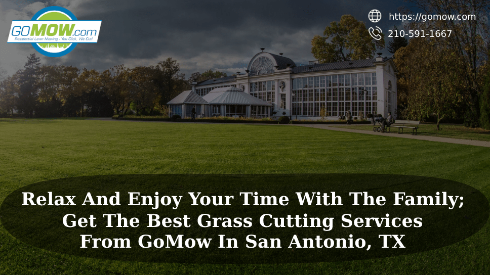 Relax And Enjoy Your Time With The Family; Get The Best Grass Cutting Services From GoMow In San Antonio, TX