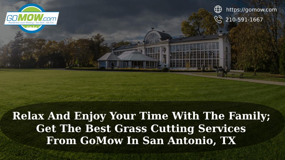 Relax And Enjoy Your Time With The Family; Get The Best Grass Cutting Services From GOMOW In San Antonio, TX