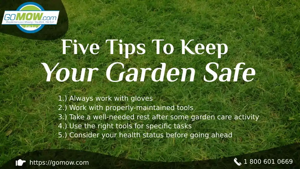 Five Tips To Keep Your Garden Safe